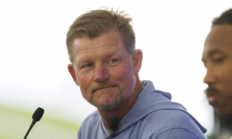 Les Snead spent months of the offseason trying to get the Browns to trade Myles Garrett