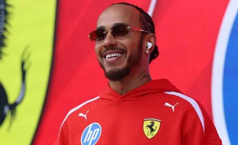 Lewis Hamilton Narrowly Avoids a Bike Crash With Kim Kardashian as the Couple Finally Goes “Instagram Official”