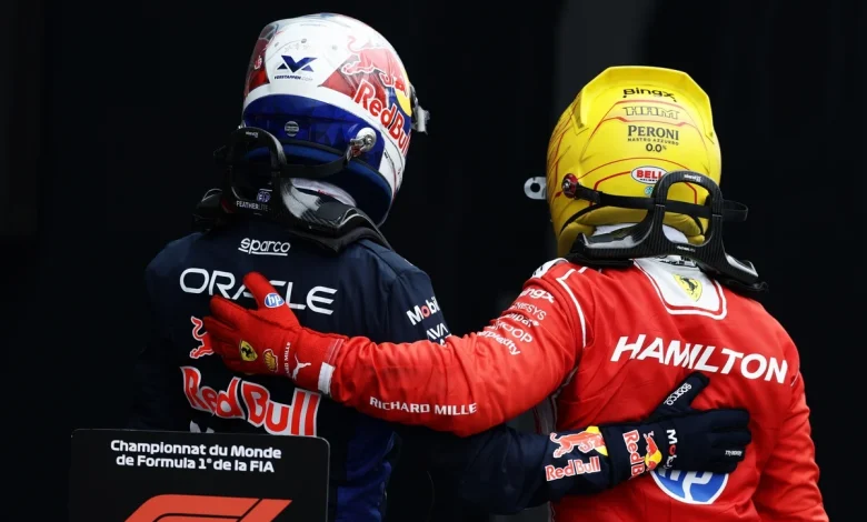 Lewis Hamilton and Max Verstappen steal show after Kimi Antonelli Monaco GP pole with viral moment
