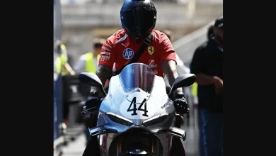 Lewis Hamilton arrives in Monaco F1 paddock on ultra-rare Ducati