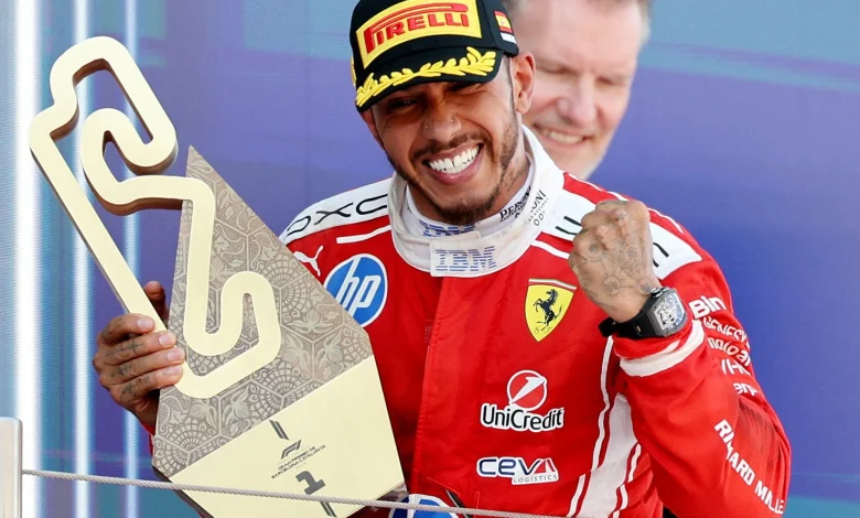 Lewis Hamilton wins first F1 race with Ferrari in Barcelona | Motorsports News