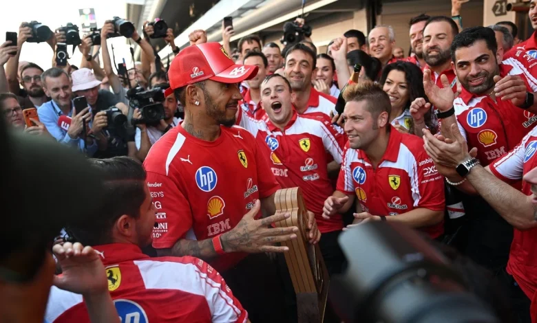Lewis Hamilton's first Ferrari win leaves F1 fans in tears: "True masterclass"