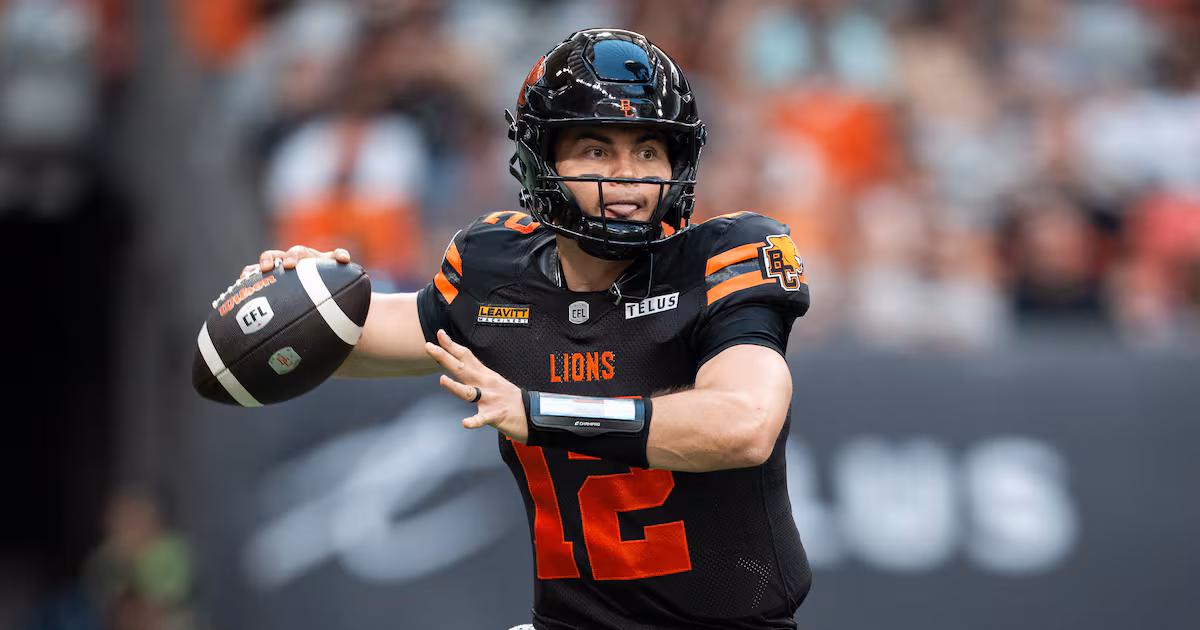 Lions QB Rourke headlines TSN’s 2026 Top 50 CFL players