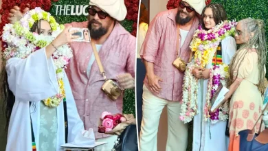 Lisa Bonet and ex Jason Momoa reunite for daughter Lola’s high school graduation