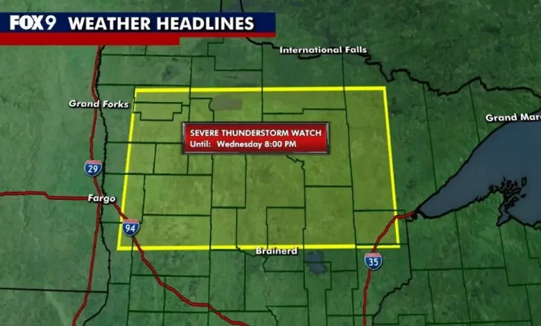 Live updates: Severe thunderstorm watches issued for MN, WI