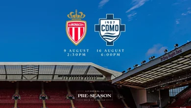 Liverpool to face AS Monaco and Como 1907 in pre-season fixtures at Anfield