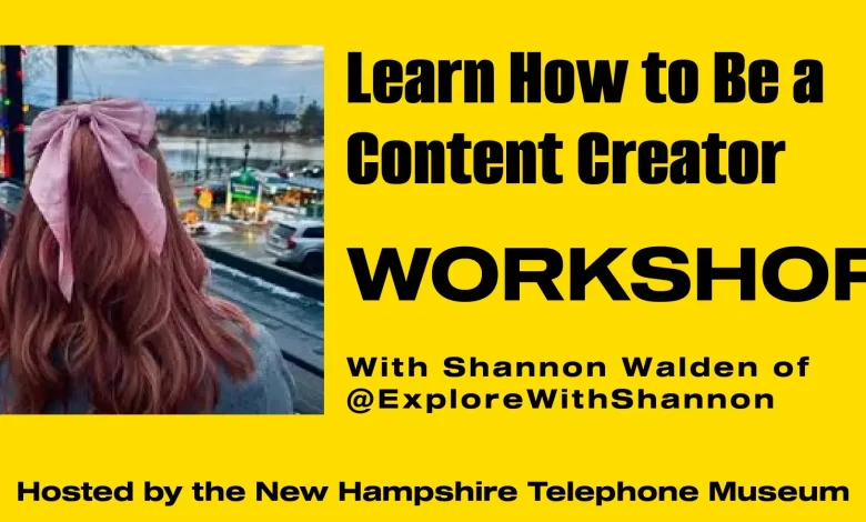 Local Event: Content Creation & Digital Media Workshop
