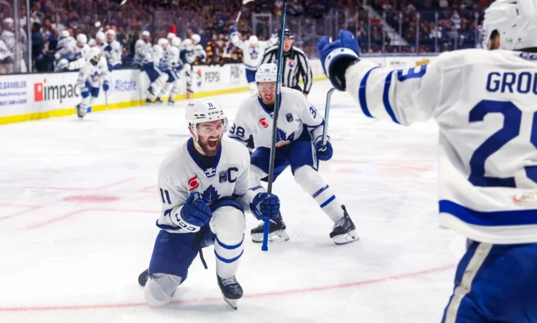 Logan Shaw scores OT winner, Marlies take 2-0 lead over Wolves in Calder Cup final