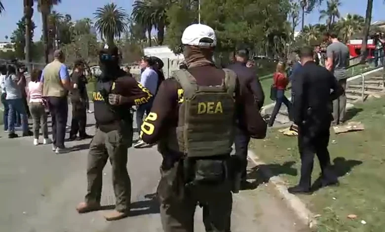 Los Angeles police, DEA conducting major drug operation at MacArthur Park ahead of 2026 World Cup