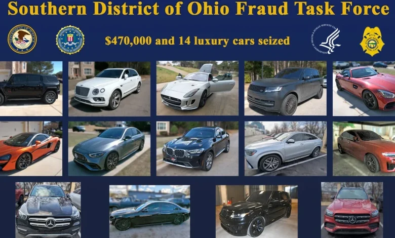 Luxury cars seized after alleged $30 million fraud ring involving children's health services busted, officials say