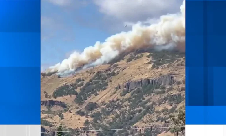 Lyle Hill Fire now burning 1,500 acres in Klickitat County; Evacuation orders in effect