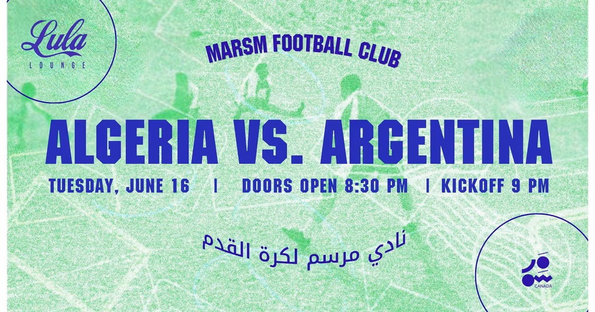 MARSM FC Presents: ALGERIA VS. ARGENTINA