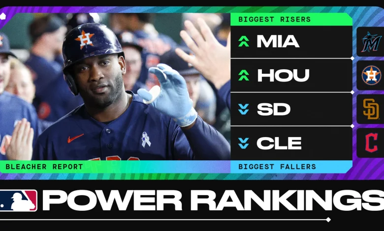 MLB Power Rankings as Marlins Stay Hot, Astros Show Signs of Life and Padres, White Sox Tumble