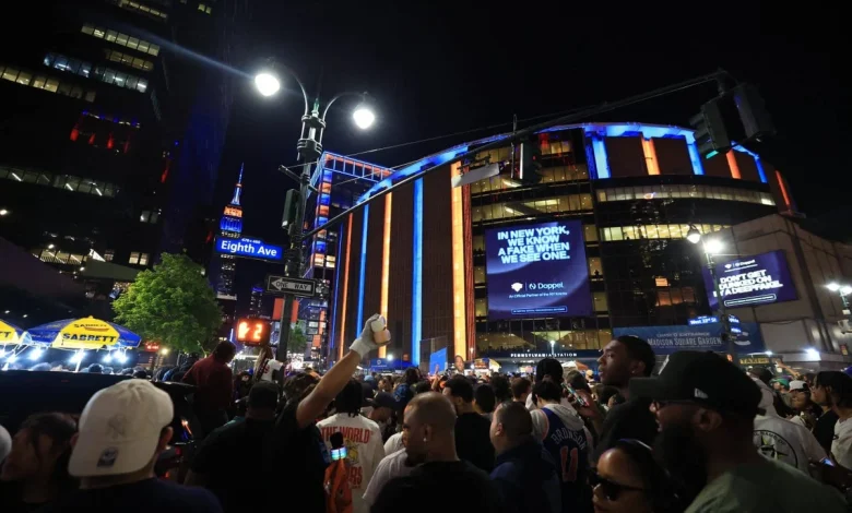MSG continues feud with city over Knicks watch party hours before Game 4