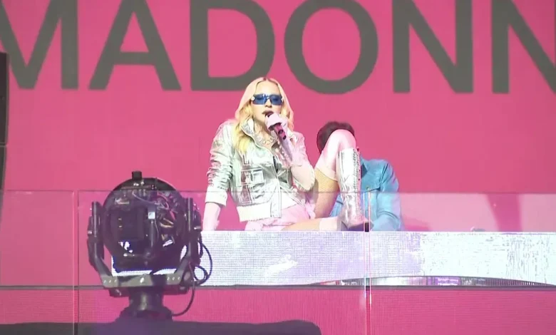 Madonna performs surprise concert in New York City's Times Square
