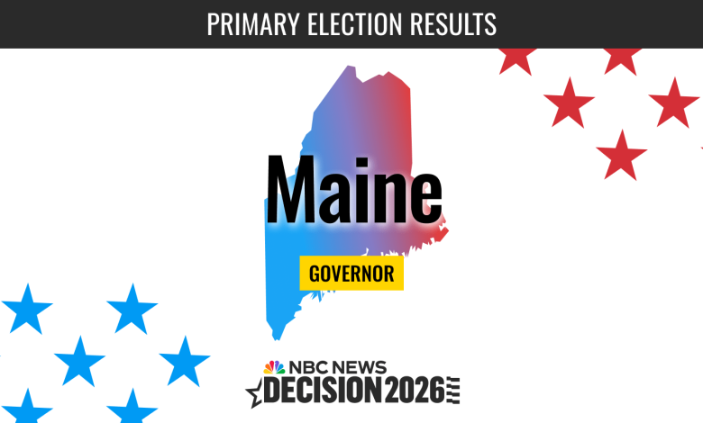 Maine Governor Primary Election 2026 Live Results