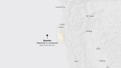 Map: 5.1-Magnitude Earthquake Strikes off the Coast of California