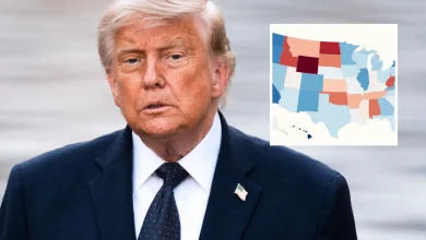 Map Shows Trump's Approval Rating in Each State After 17 Months