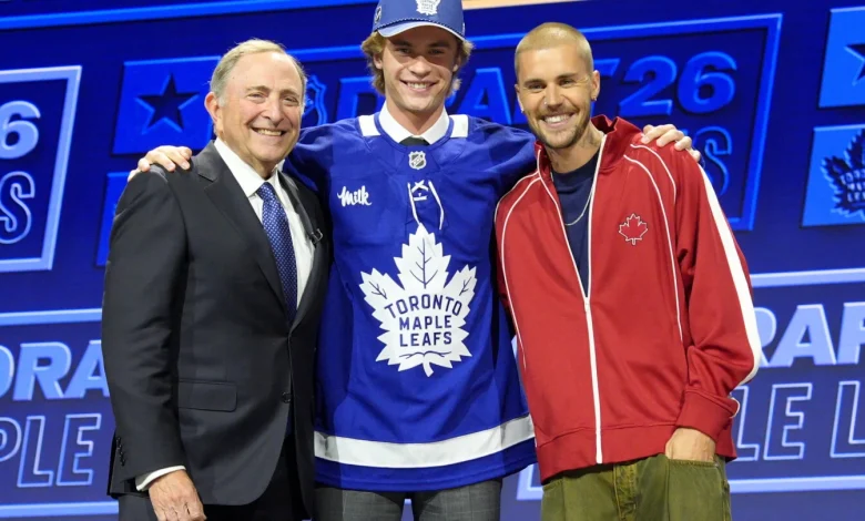 Maple Leafs select Penn State forward Gavin McKenna with the No. 1 pick in NHL draft