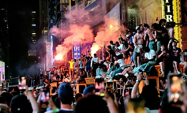 Mayhem unfolds as New York City celebrates Knicks’ first championship in 53 years