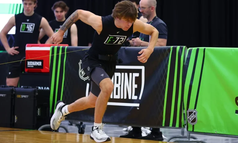 McKenna among top performers in fitness testing at NHL Scouting Combine