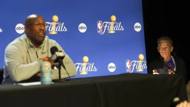 Meet the Knicks fan shooting NBA Finals courtside magic on his iPhone: Hollywood legend Ben Stiller
