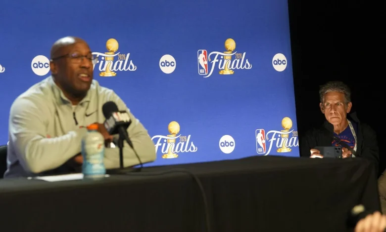 Meet the Knicks fan shooting NBA Finals courtside magic on his iPhone: Hollywood legend Ben Stiller