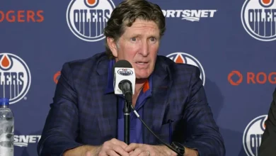 Mike Babcock didn’t think he crossed a line with Columbus Blue Jackets, said wife made him resign in disaster opening press conference with Oilers