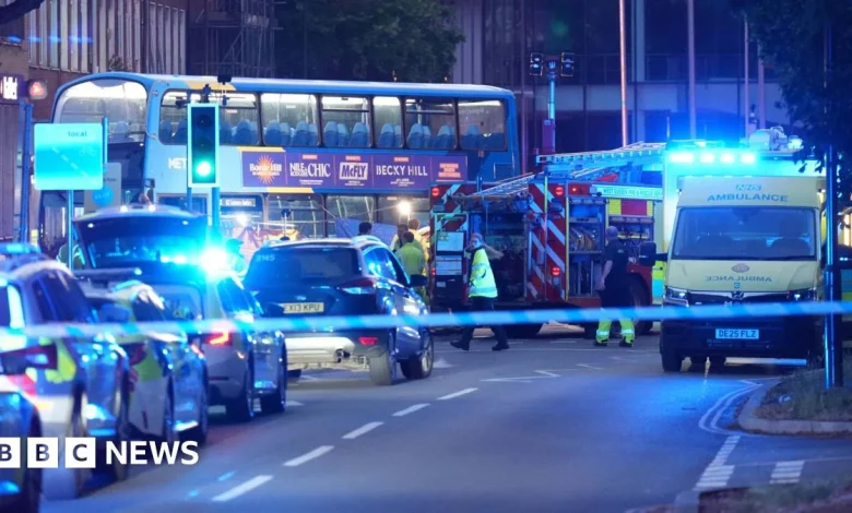 Motorcyclist dies in collision with bus in Crawley