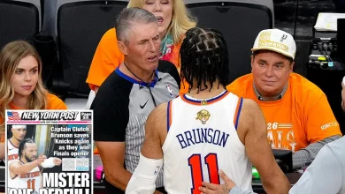 NBA investigating ‘vulgar’ Jalen Brunson hecklers after tense Game 1 Finals moment