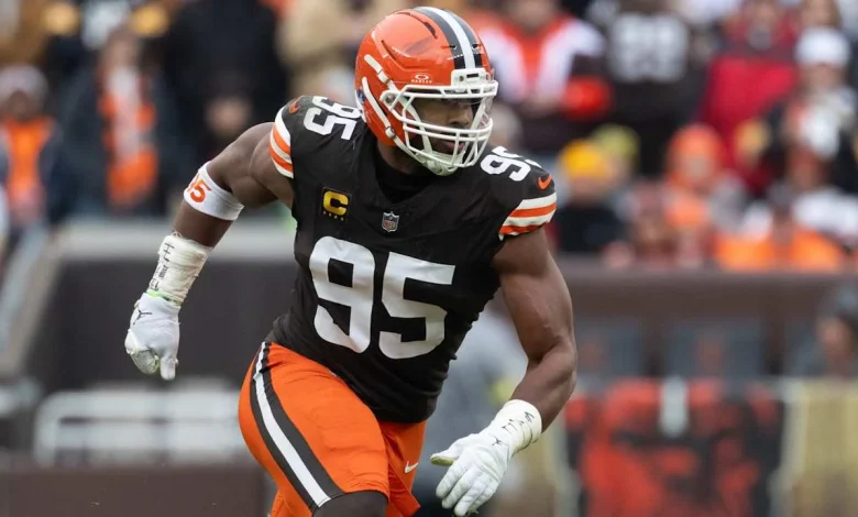 NFL Network: Browns trading Myles Garrett to Rams for Jared Verse, first-round pick in blockbuster deal