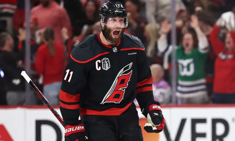 NHL EDGE stats: Jordan Staal’s case for Conn Smythe Trophy in 2026