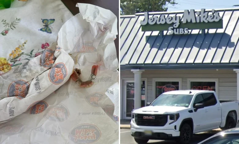 NJ man shockingly finds delivery driver's dentures in his Jersey Mike's cheesesteak, bizarre lawsuit claims