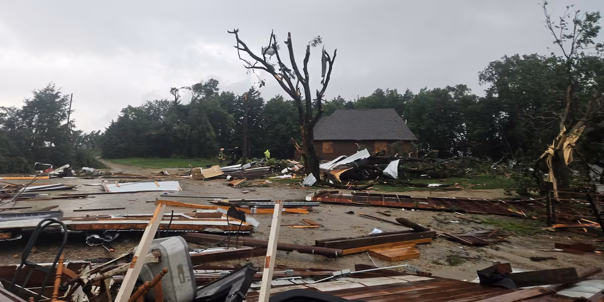 National Weather Service confirms EF-2 tornado in Riley Co. Thursday