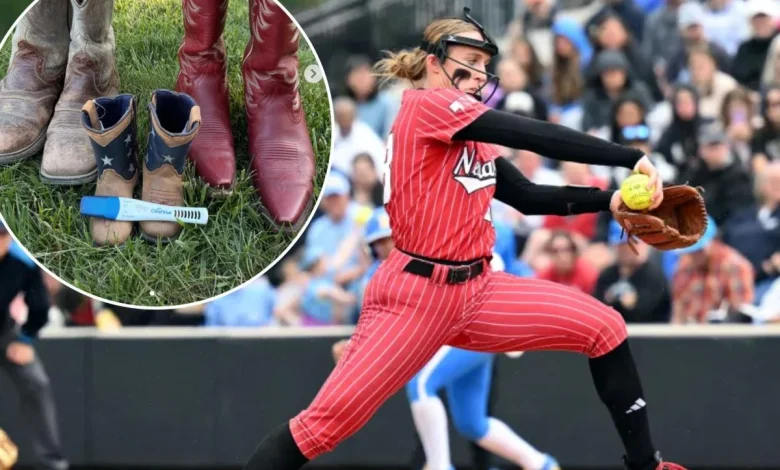 Nebraska's Jordy Frahm reveals she was pregnant during College World Series