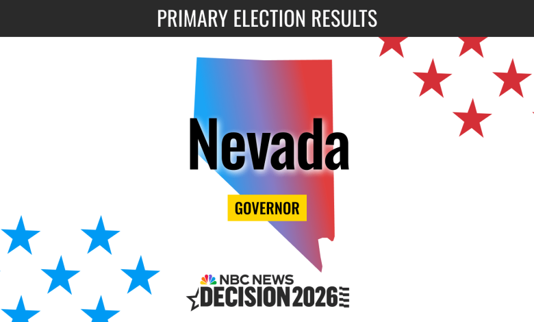 Nevada Governor Primary Election 2026 Live Results