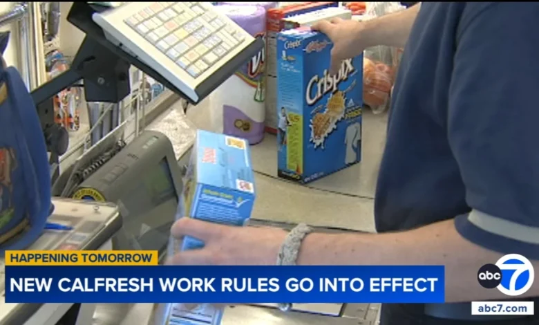 New CalFresh work requirements to take effect Monday, threatening food benefits for California recipients