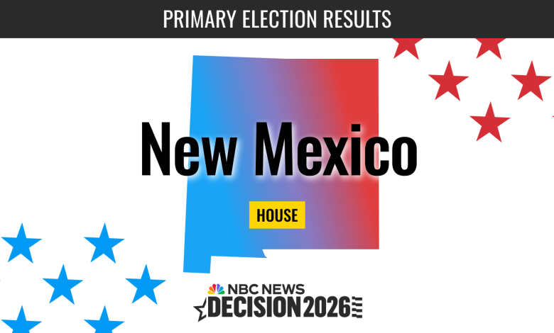 New Mexico House Primary Election 2026 Live Results