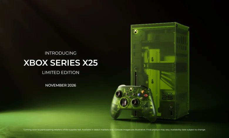 New XBOX 25th Anniversary Console and Controller