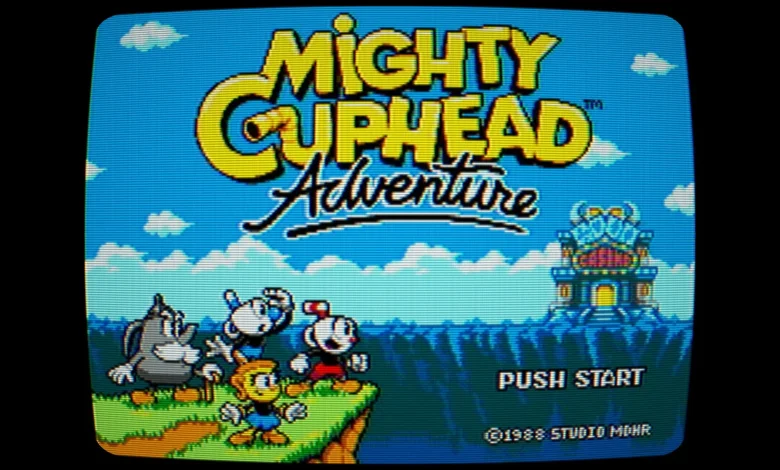 New hand-animated Cuphead game and 8-bit action platformer Mighty Cuphead Adventure announced