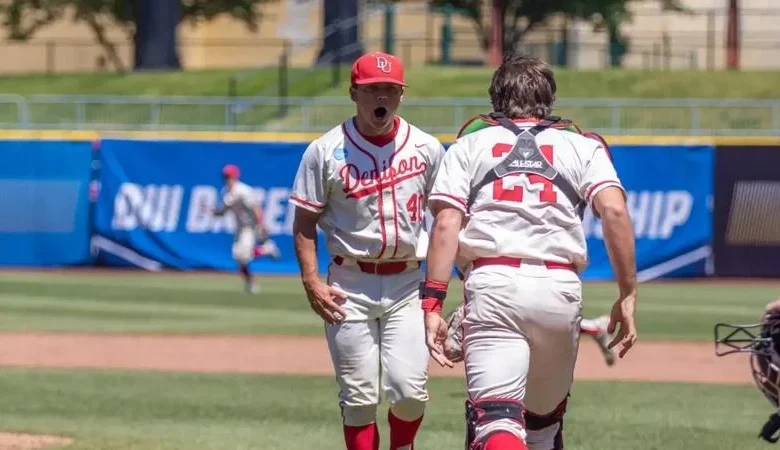 No. 1 Denison Does It Again; Shutout Win Gives Big Red 1-0 Lead in Championship Series
