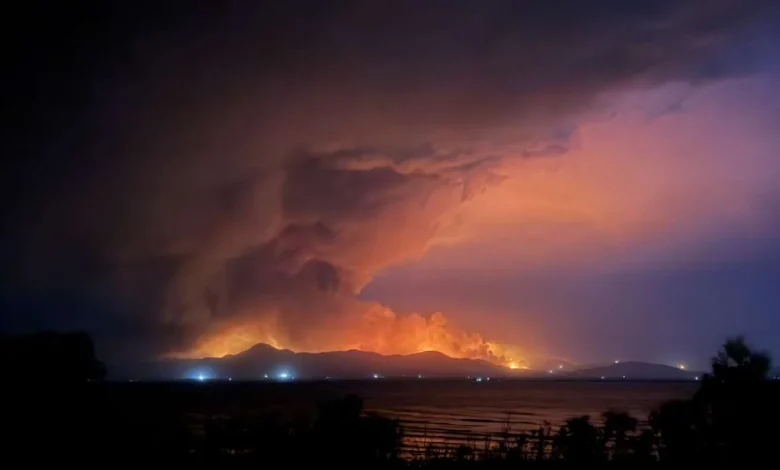 No homes burned, but evacuations remain in place as Eureka's Iron Fire grows