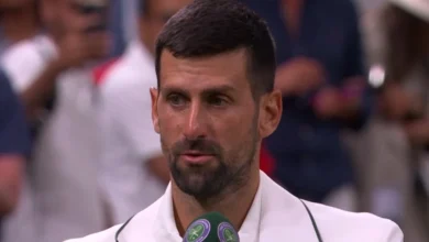 Novak Djokovic warns his children 'we'll have to talk about that' at Wimbledon interview