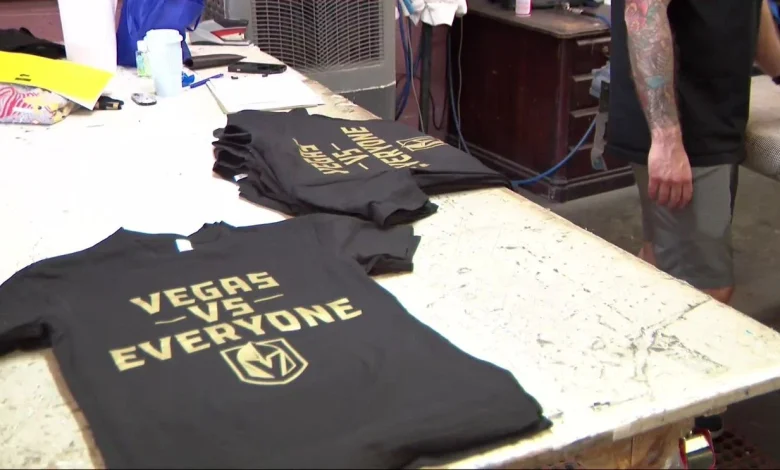 Nu World Graphics ramps up VGK merch printing as team nears finals