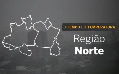 O TEMPO E A TEMPERATURA: pancadas de chuva seguem sobre parte da Região Norte nesta sexta-feira (26)