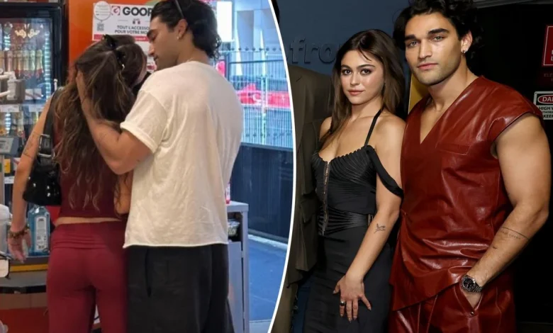 'Off Campus' co-stars Mika Abdalla and Josh Heuston spotted getting handsy in Paris, confirming dating rumors