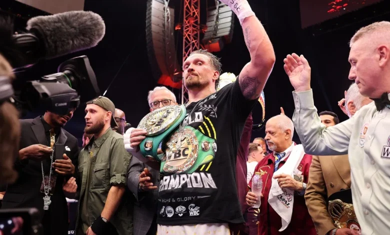 Oleksandr Usyk announces he’s vacating all 3 titles in shocking career update