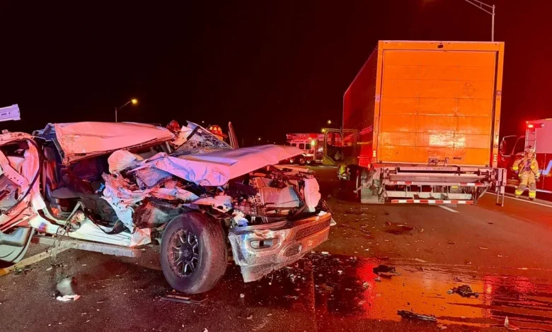 One airlifted with traumatic injuries after I-95 SUV-semi wreck in Martin County