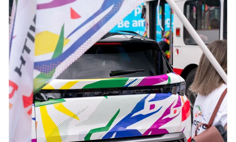 PEUGEOT AND ATTITUDE TO MARCH TOGETHER AT PRIDE IN LONDON FOLLOWING PRIDE AWARDS CEREMONY