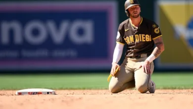 Padres wrap mediocre May with series loss to Nationals